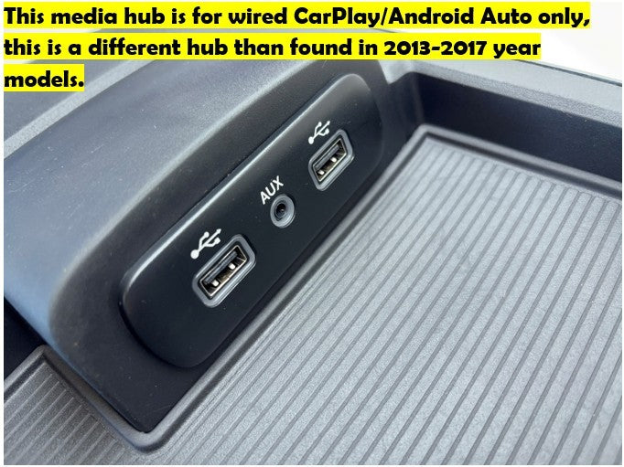 Center Console Lid Armrest 2018 Dodge Ram 1500 2500 3500 Big Horn w/ CarPlay Hub
