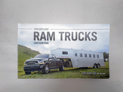 Owner's Manual 2018 Ram 1500 2500 3500 Gas and Diesel Engines Case 2nd Edition