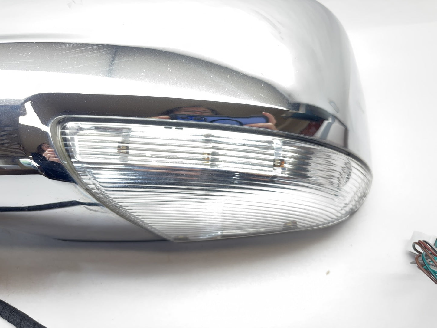 Driver Chrome Door Mirror 2014-18 Ram 1500 2500 Power Fold w/ Signal 68338375AA