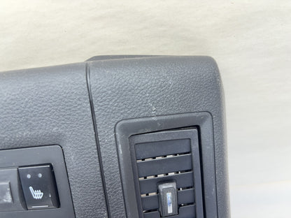 Center Console Rear End Trim Cap w Heated Seats 2013-18 Ram 1500 2500 3500 Black