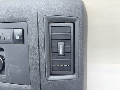 Center Console Rear End Trim Cap w Heated Seats 2013-18 Ram 1500 2500 3500 Black