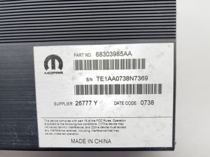 Factory Amplifier 2013-18 Ram 1500 17-18 Ram 2500 3500 68303985AA 10 Speaker Sys