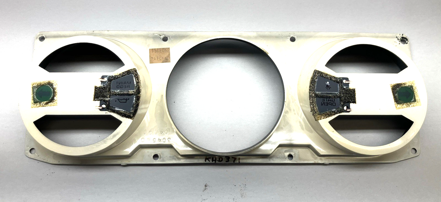 1981-89 Dodge Ramcharger Instrument Cluster Mask (Gate Open) P/N 4075401