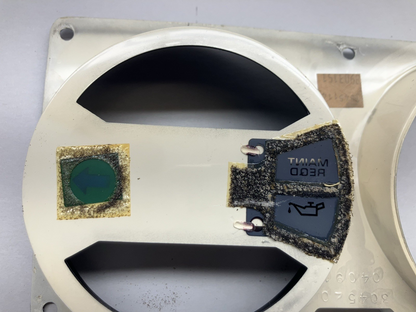 1981-89 Dodge Ramcharger Instrument Cluster Mask (Gate Open) P/N 4075401