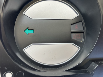 1981-89 Dodge Ramcharger Instrument Cluster Mask (Gate Open) P/N 4075401