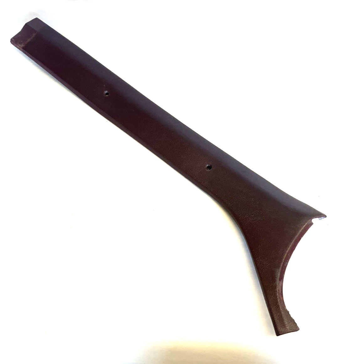 Maroon LH A-Pillar Molding Fitting 1981-93 Dodge Pickups and Ramchargers