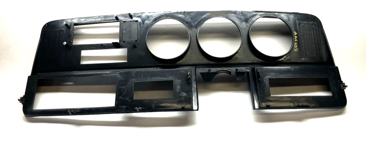 1988-93 Dodge Ram Woodgrain A/C Delete Instrument Cluster Bezel.