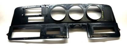 1988-93 Dodge Ram Woodgrain A/C Delete Instrument Cluster Bezel.