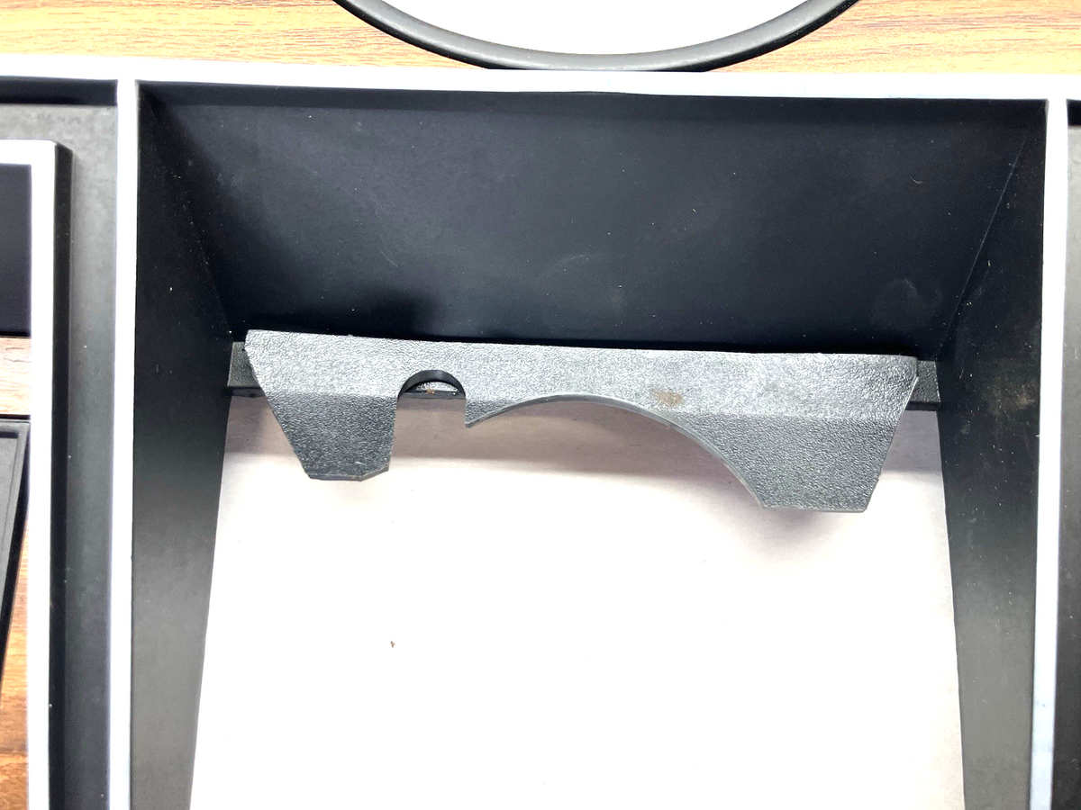 1988-93 Dodge Ram Woodgrain A/C Delete Instrument Cluster Bezel.