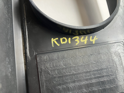 1988-93 Dodge Ram Woodgrain A/C Delete Instrument Cluster Bezel.