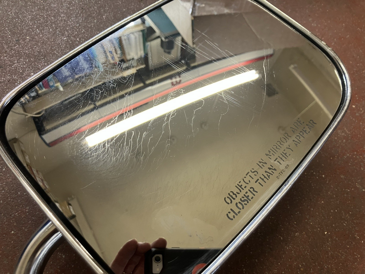 Right-hand Manual Door Mirror 1988-93 Dodge Pickup