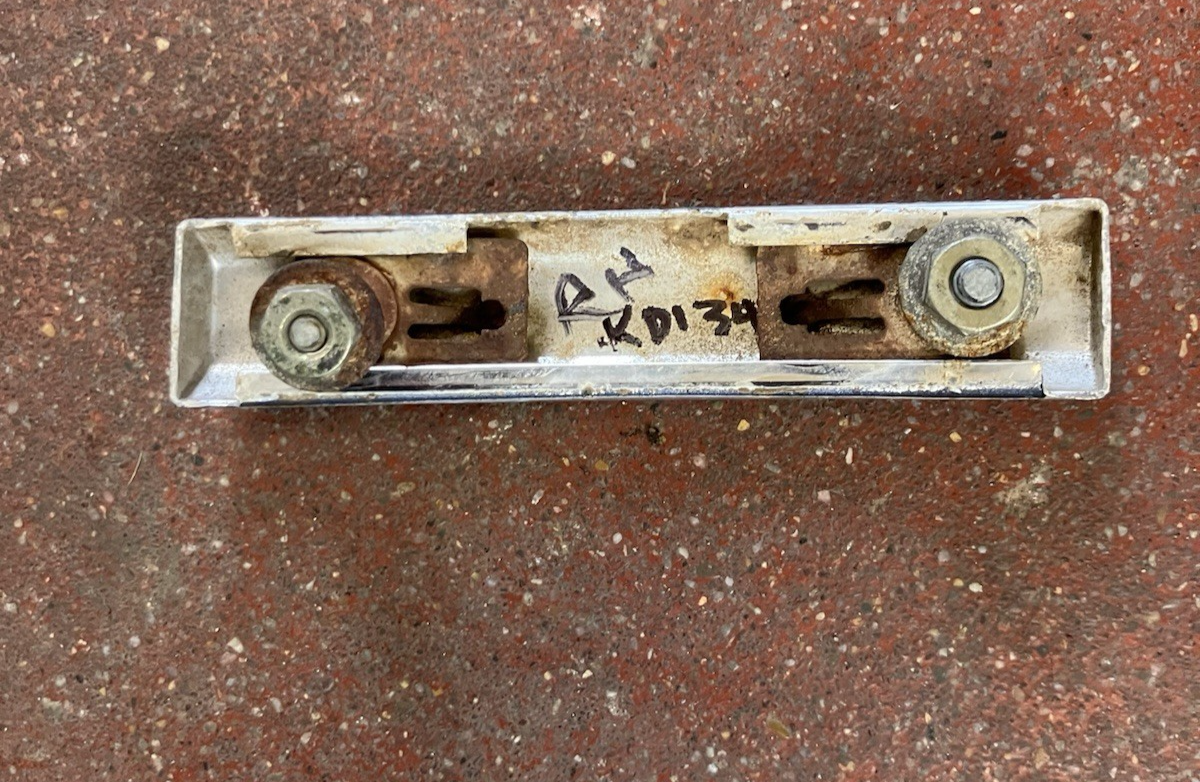 Right-Hand Upper Cab Corner Molding 1981-90 Dodge Pickup