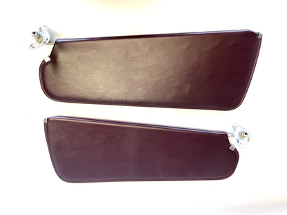 Sun Visors, 1981-1993 Dodge 150 250 350 Ramcharger, Maroon