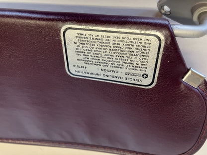 Sun Visors, 1981-1993 Dodge 150 250 350 Ramcharger, Maroon