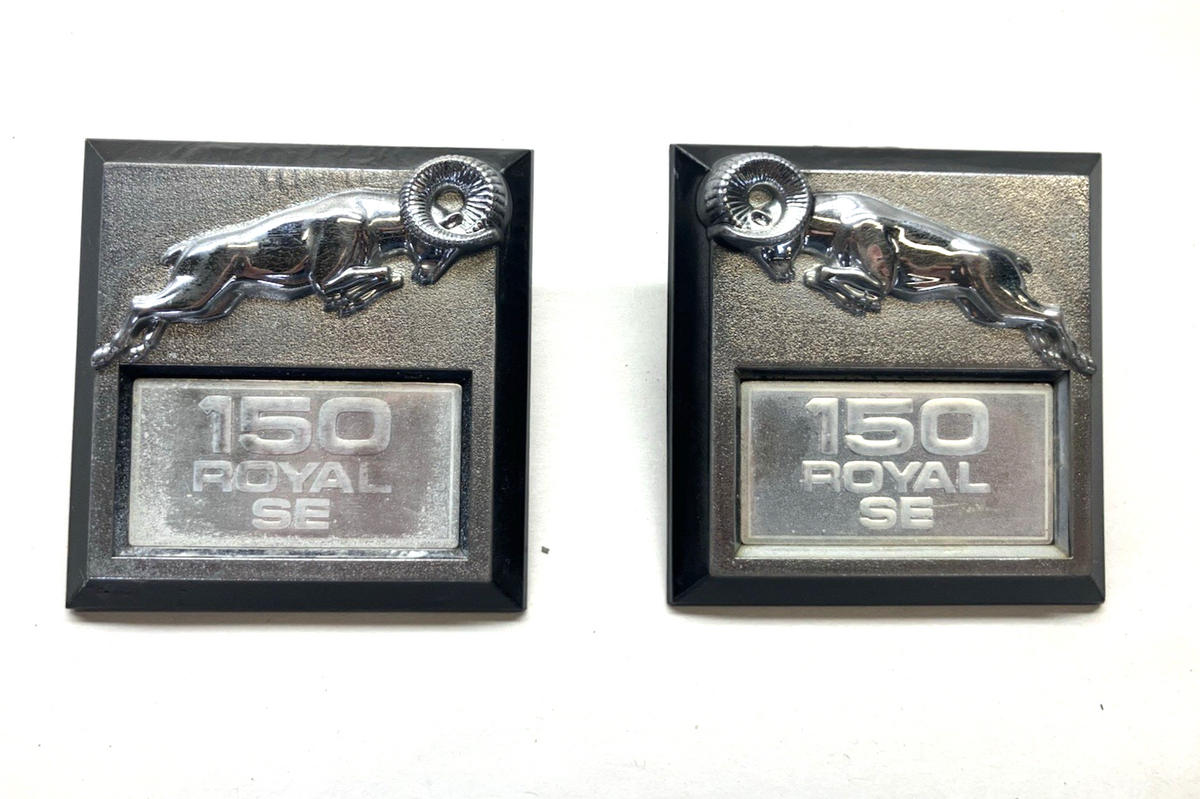 150 Royal SE Emblems, 1981-1990 Dodge Pickup, Used