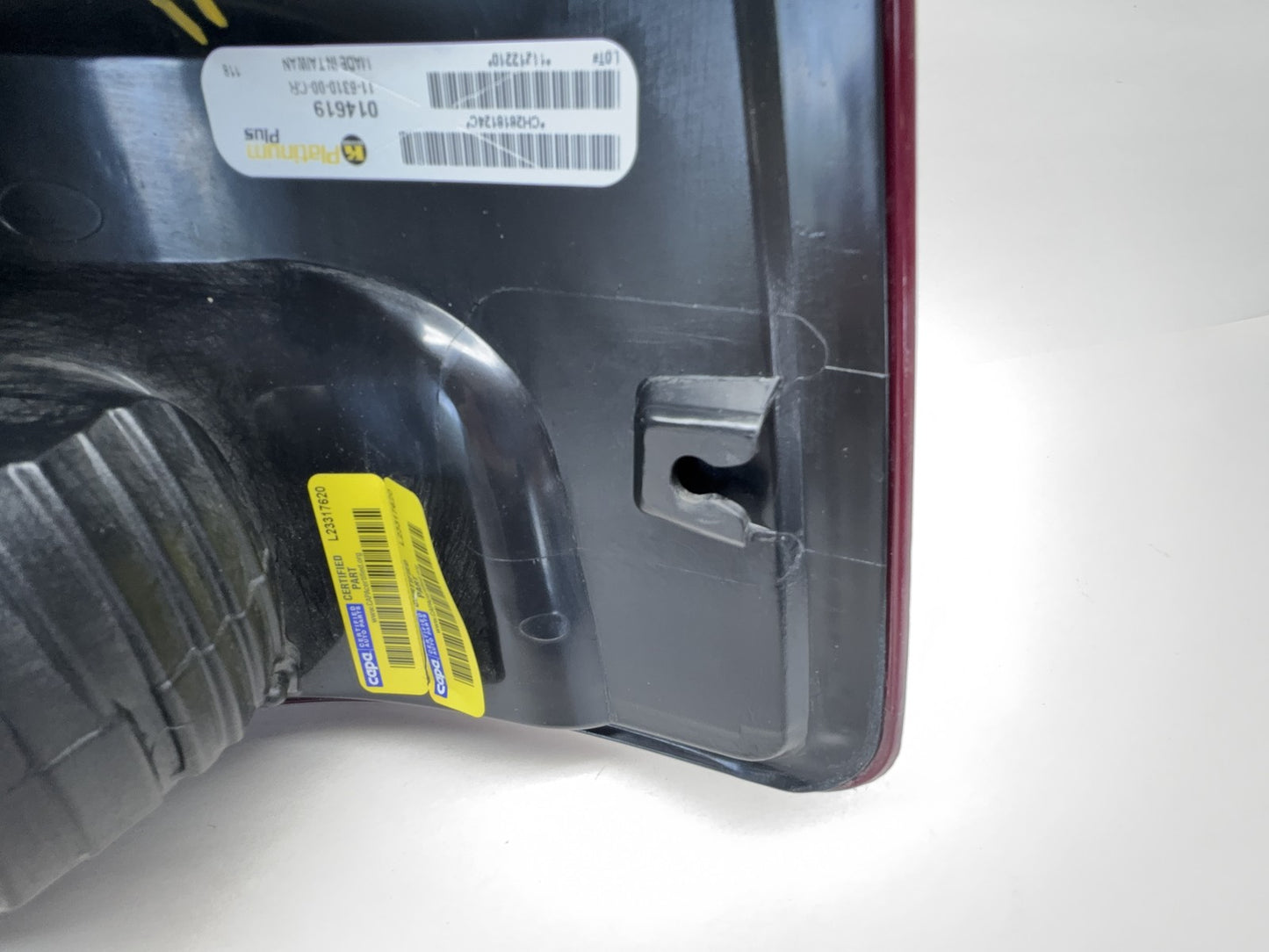 Driver Side LH Taillight 2010-2018 Ram 1500 2500 3500 Incandescent Used CAPA