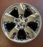 2013-24 Ram 1500 Classic (5 Lug) 5 Spoke 20X8 Chrome Clad Aluminum Wheel.
