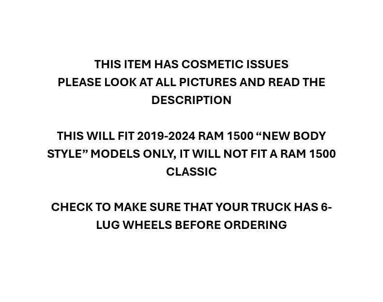 2019-2024 Ram 1500 New Style Driver Exterior Door Mirror 68276499AC *Chipped*