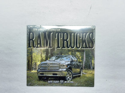 Owner's Manual 2016 Ram 1500 2500 3500 Gas and Diesel Engines Case DVD 4th Ed