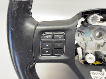 Heated Leather Steering Wheel 2013-2018 Ram 1500 2500 3500 Black 1XC20DX9AE