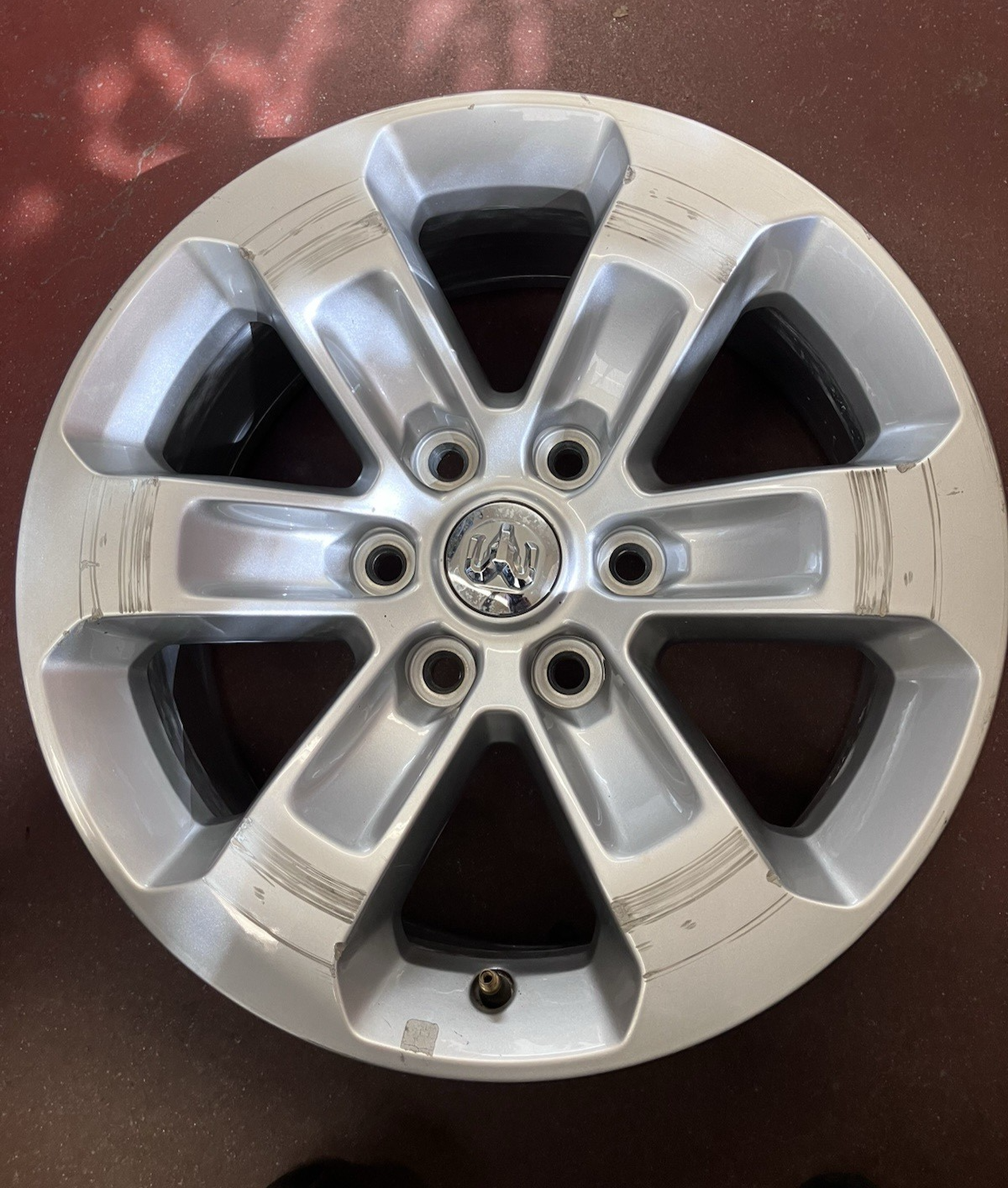 2019-2021 Ram 1500 6 Spoke 18X8 Painted Aluminum Wheel.