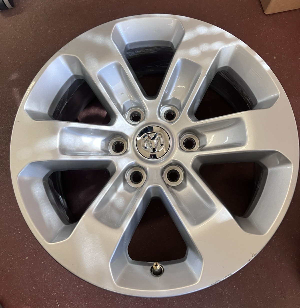 2019-2021 Ram 1500 6 Spoke 18X8 Painted Aluminum Wheel.