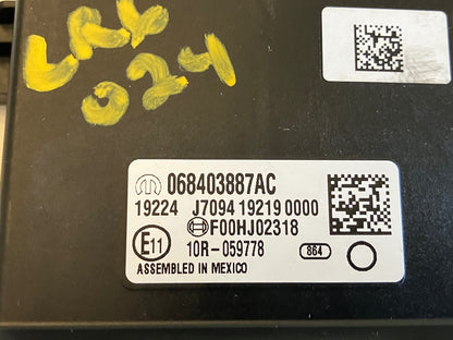 Gateway Module, 2020 Ram 1500 New Style 68403887AC
