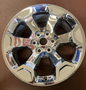 2019-25 Ram 1500 New Style (6 Lug) 6 Spoke 20X9 Chrome Clad Aluminum Wheel.