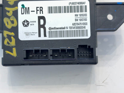 Right Passenger Door Module, 2019-2020 Ram 2500 3500 68374088AF Manual Fold