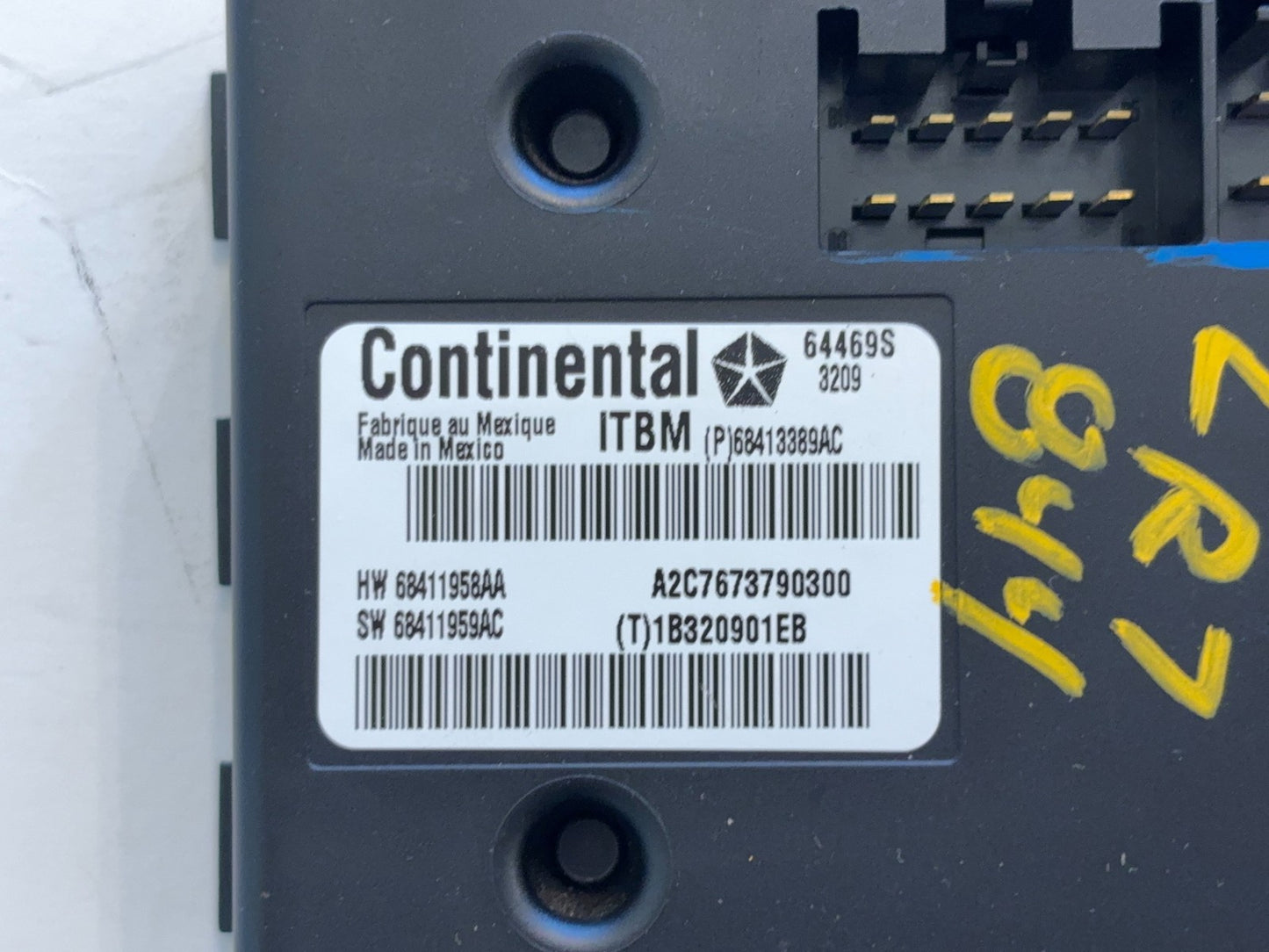Trailer Brake Control Module, 2019-2024 Ram 2500 3500 68413389AC