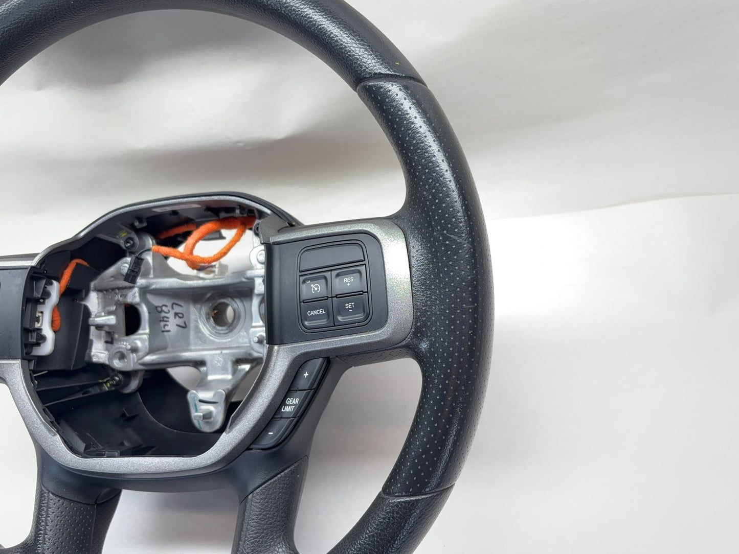 Vinyl Steering Wheel 2020 Ram Truck 2500 3500 Black Cruise Gear + / - 6WA752X7AA