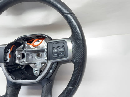 Vinyl Steering Wheel 2020 Ram Truck 2500 3500 Black Cruise Gear + / - 6WA752X7AA