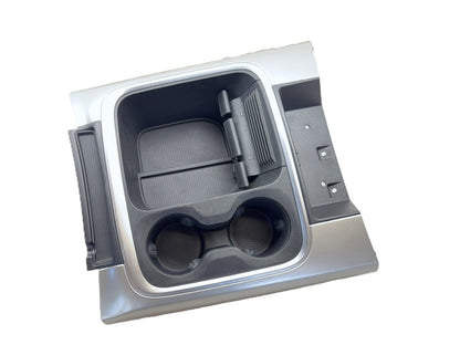 Floor Center Console Cup Holder Bezel w Phone Storage 16-18 Ram 1500 2500 3500