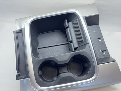 Floor Center Console Cup Holder Bezel w Phone Storage 16-18 Ram 1500 2500 3500