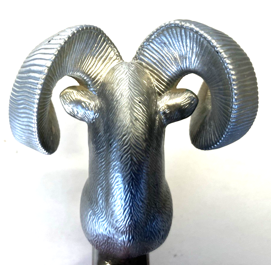 1981-93 Dodge Pickup Ram Head Hood Ornament. P/N 4215517