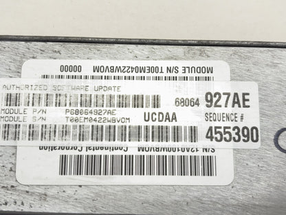 2012 Ram 1500 Engine Computer ECM 5.7 Hemi 68064927 590-8045 Reprogram Required