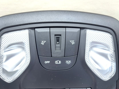 Overhead Console 19-24 Ram 1500 2500 3500 Black SOS Pwr Sliding Window 7KX281X7
