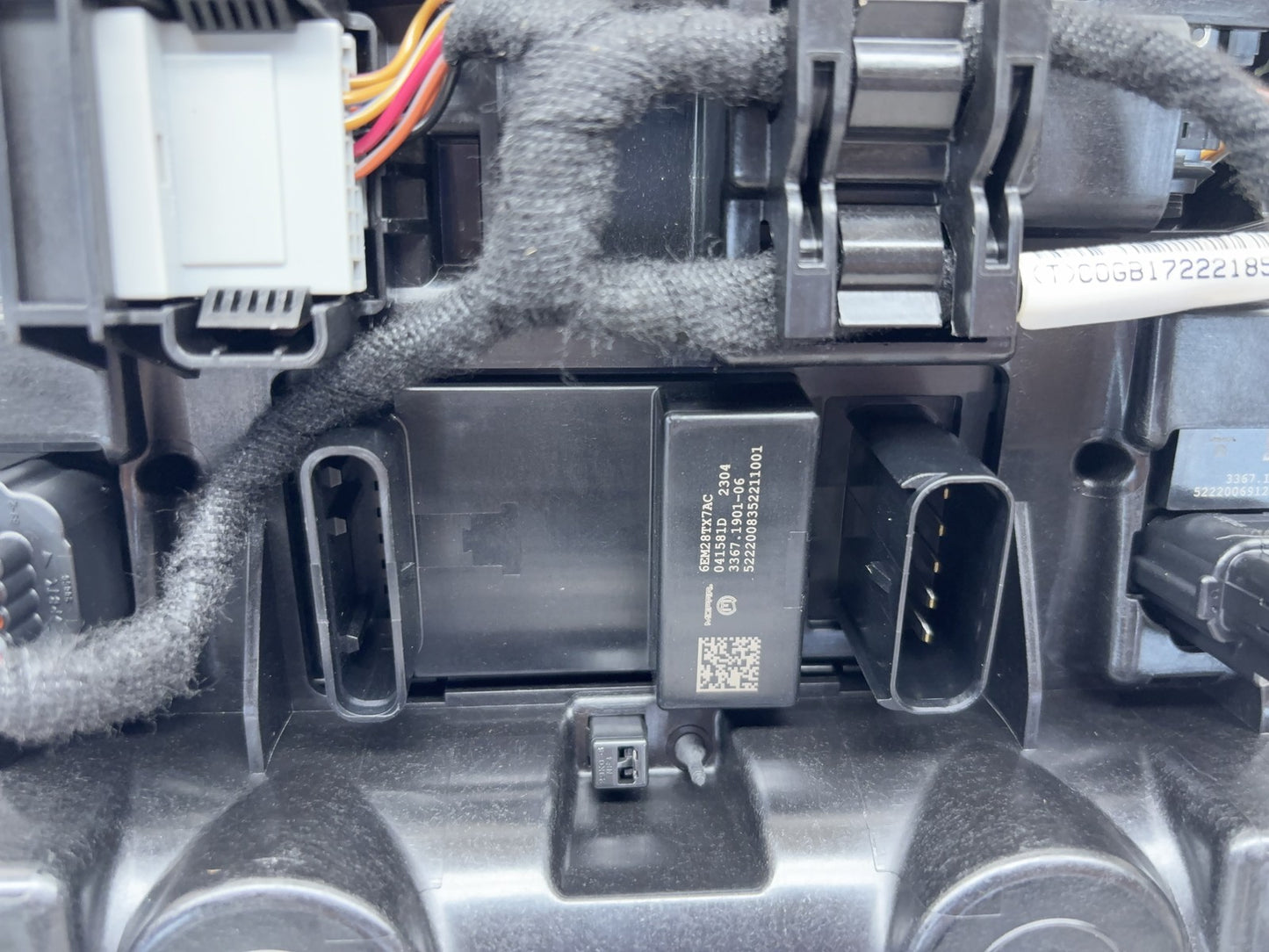 Overhead Console 19-24 Ram 1500 2500 3500 Black SOS Pwr Sliding Window 7KX281X7