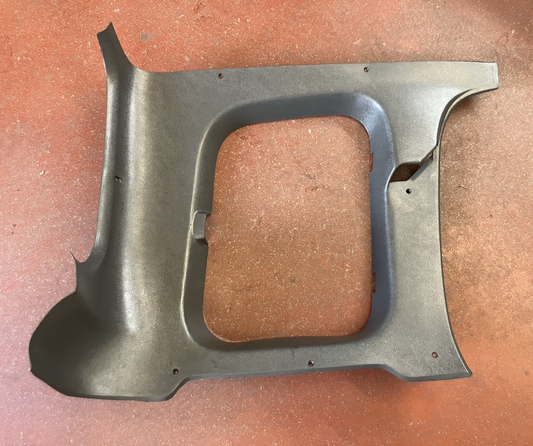 Gray LH RH Cab Corner Moldings Fitting 1981-93 Dodge Club Cab Pickups