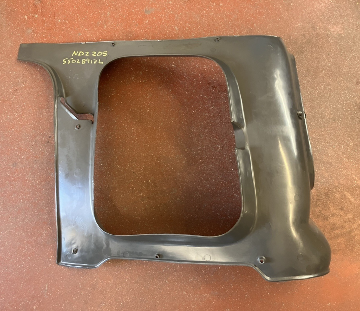 Gray LH RH Cab Corner Moldings Fitting 1981-93 Dodge Club Cab Pickups