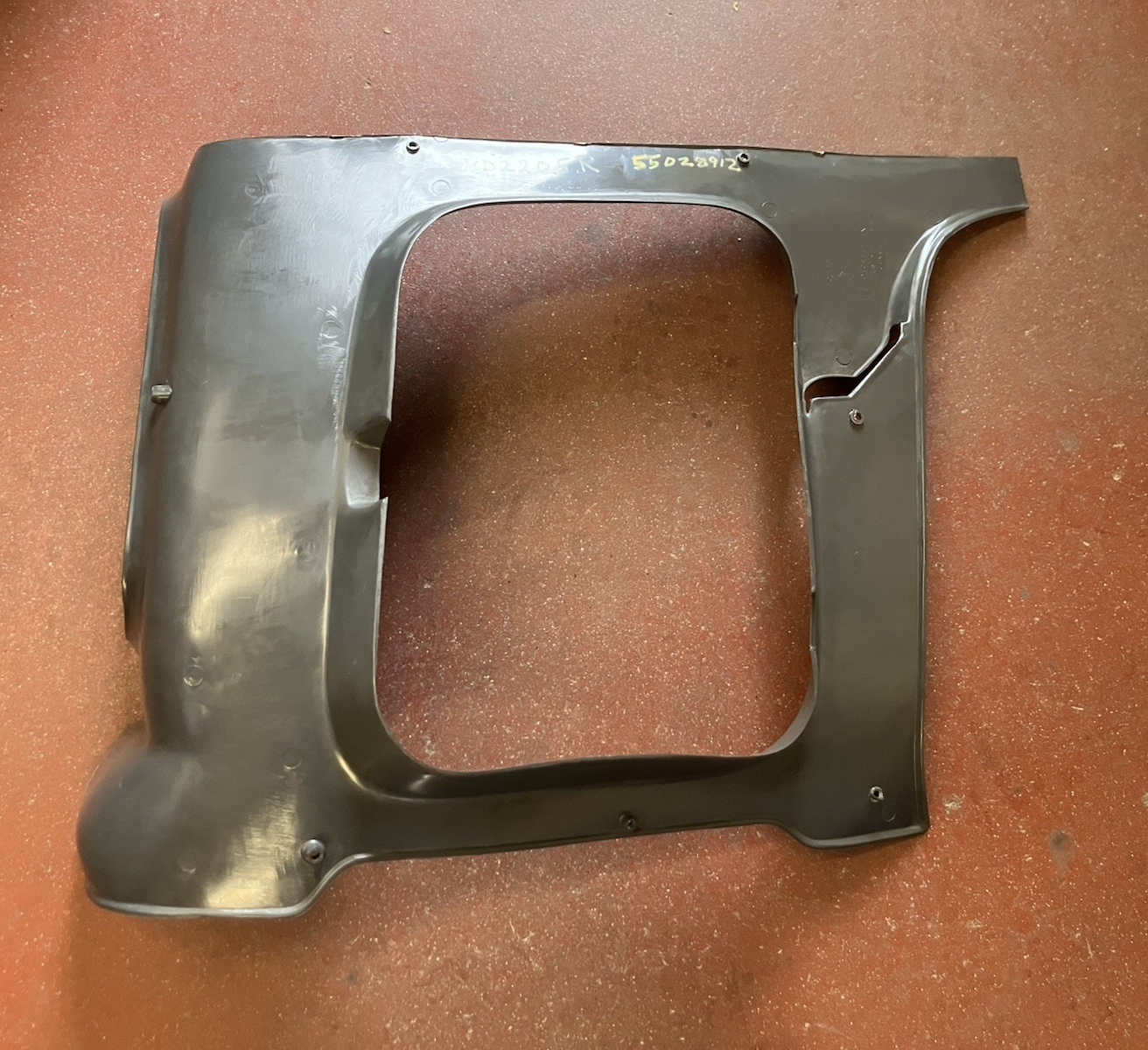Gray LH RH Cab Corner Moldings Fitting 1981-93 Dodge Club Cab Pickups