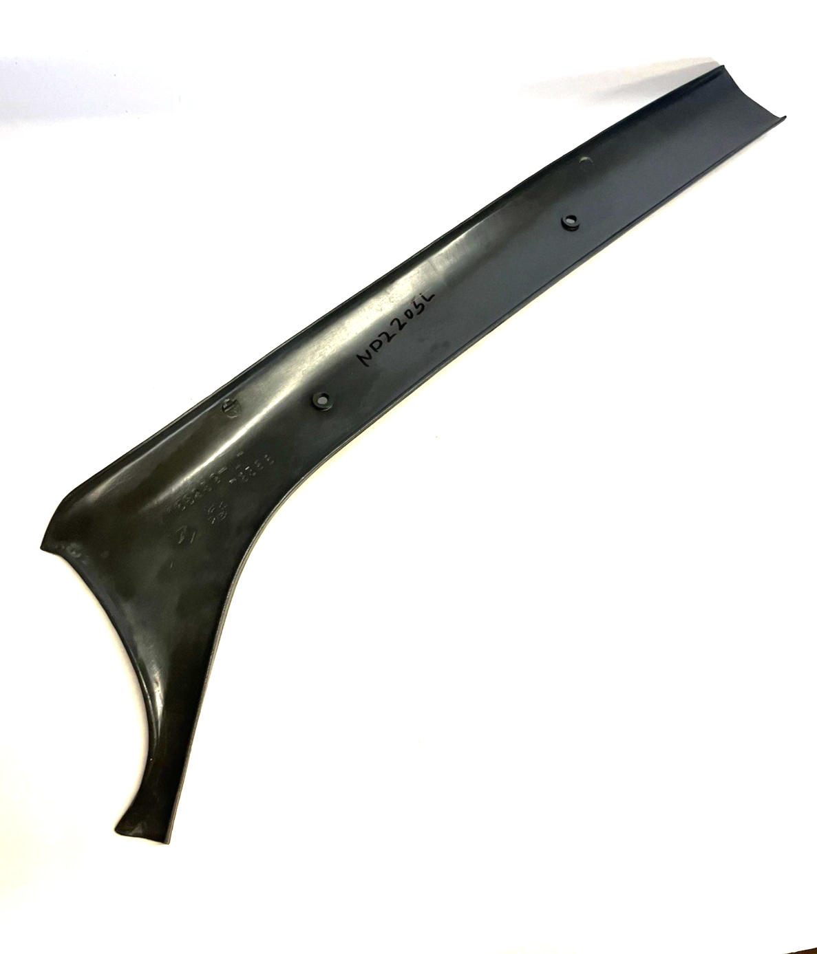 Gray LH A-Pillar Molding Fitting 1981-93 Dodge Pickups and Ramchargers
