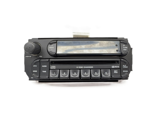 Radio FACEPLATE RBQ AM/FM/CD CHANGER 2002-2005 Ram 1500, 2003-2005 Ram 2500 3500