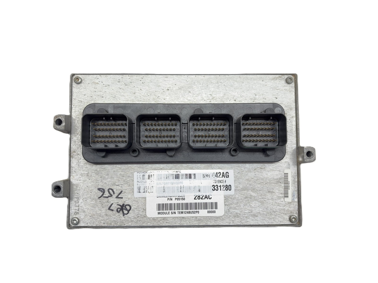 Engine Computer ECM 2007-2008 Ram 2500 3500 Ram 1500 Mega Cab 5.7L, 5094442AG