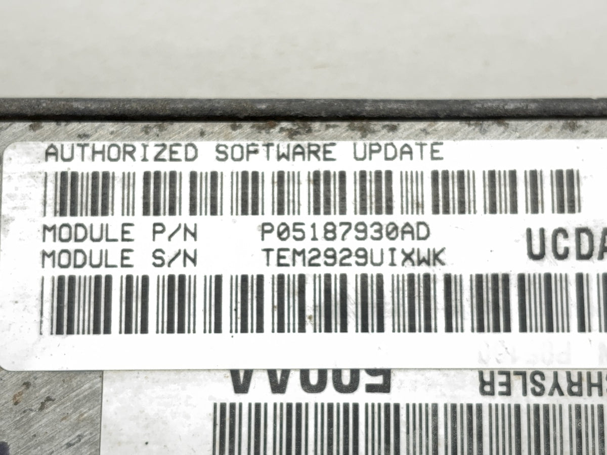 Engine Computer ECM 2010 Ram 1500 5.7 Hemi 5187930AD 590-1890 Reprogram Required
