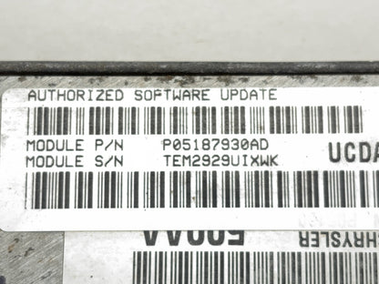 Engine Computer ECM 2010 Ram 1500 5.7 Hemi 5187930AD 590-1890 Reprogram Required