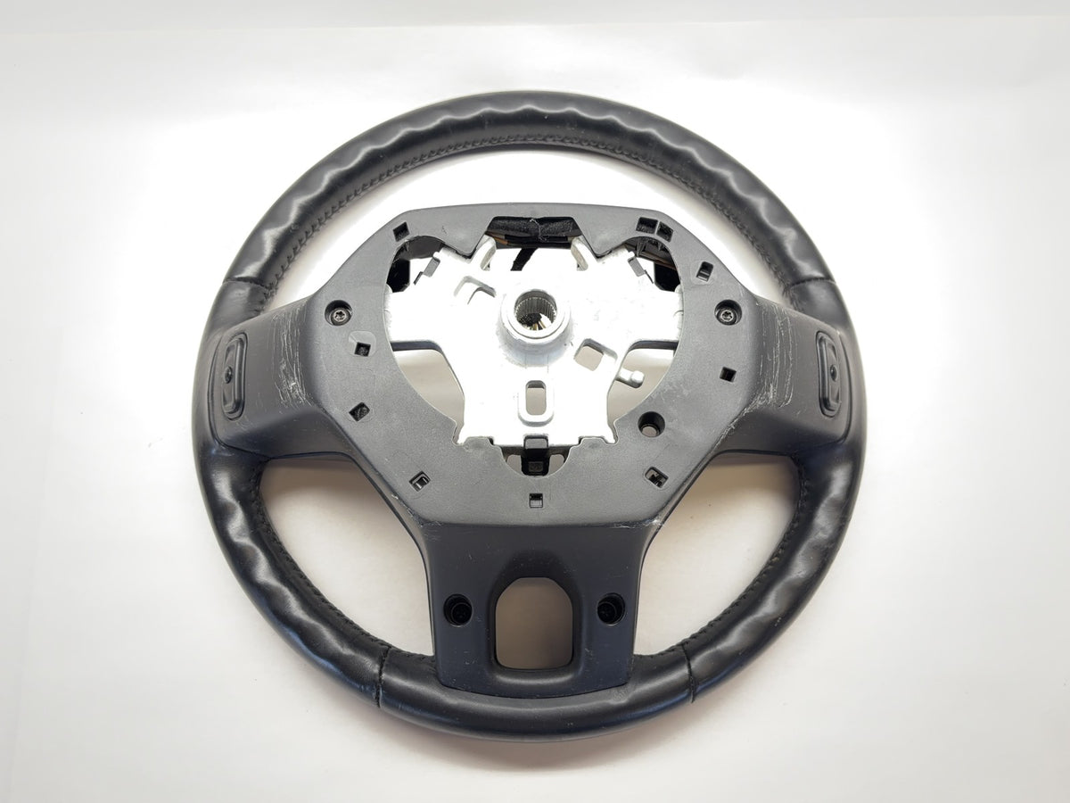 Leather Steering Wheel Ram 2013-2018 Ram 1500 2500 3500 Black 5NH77DX9AA