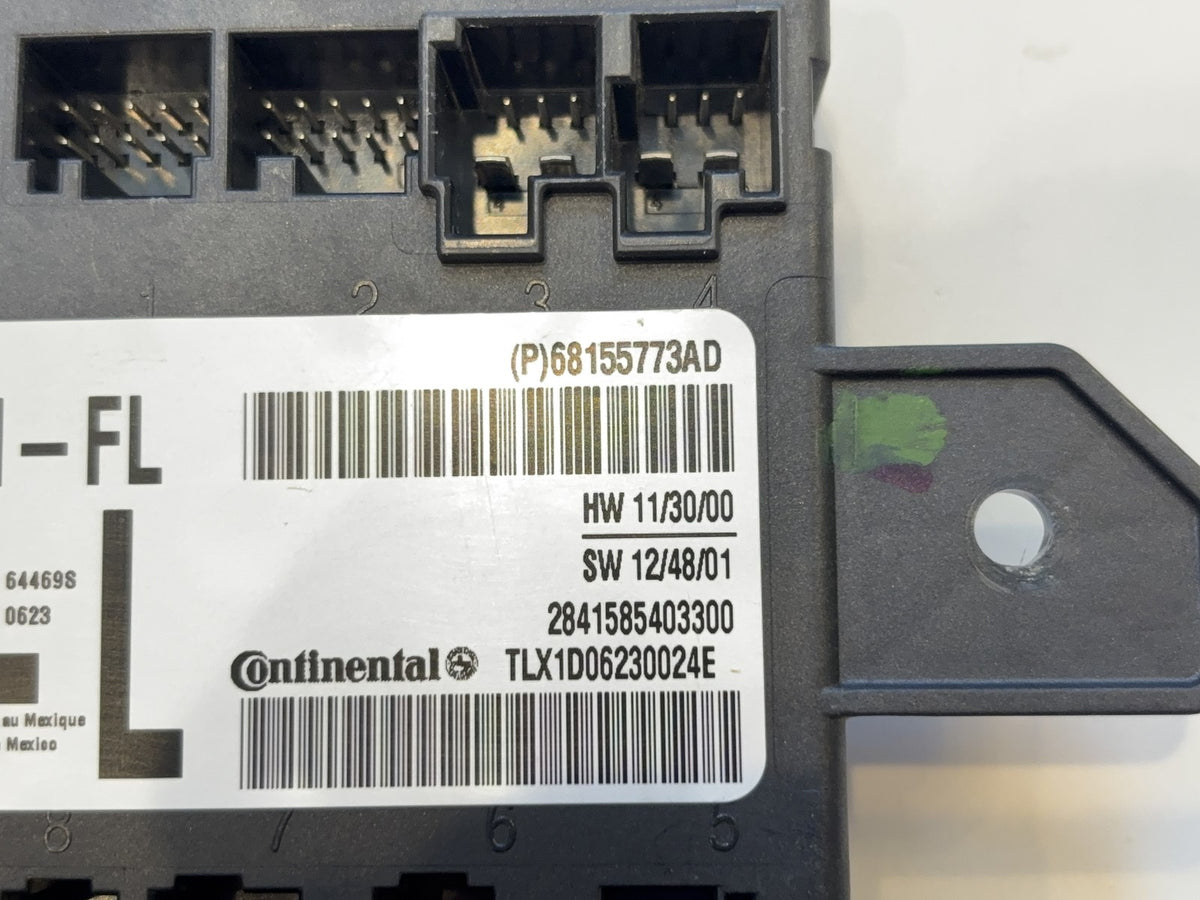 LH Left Door Module, 2013-2018 Ram 1500 2500 3500, Driver Power Fold 68155773AD