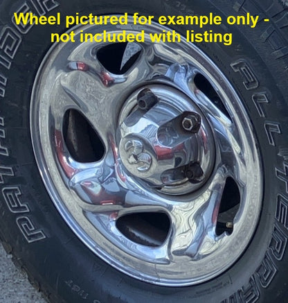 Center Caps, Set of 2, 1994-2001 Dodge Ram 1500 for 16x7 5 Spoke Chrome Wheel