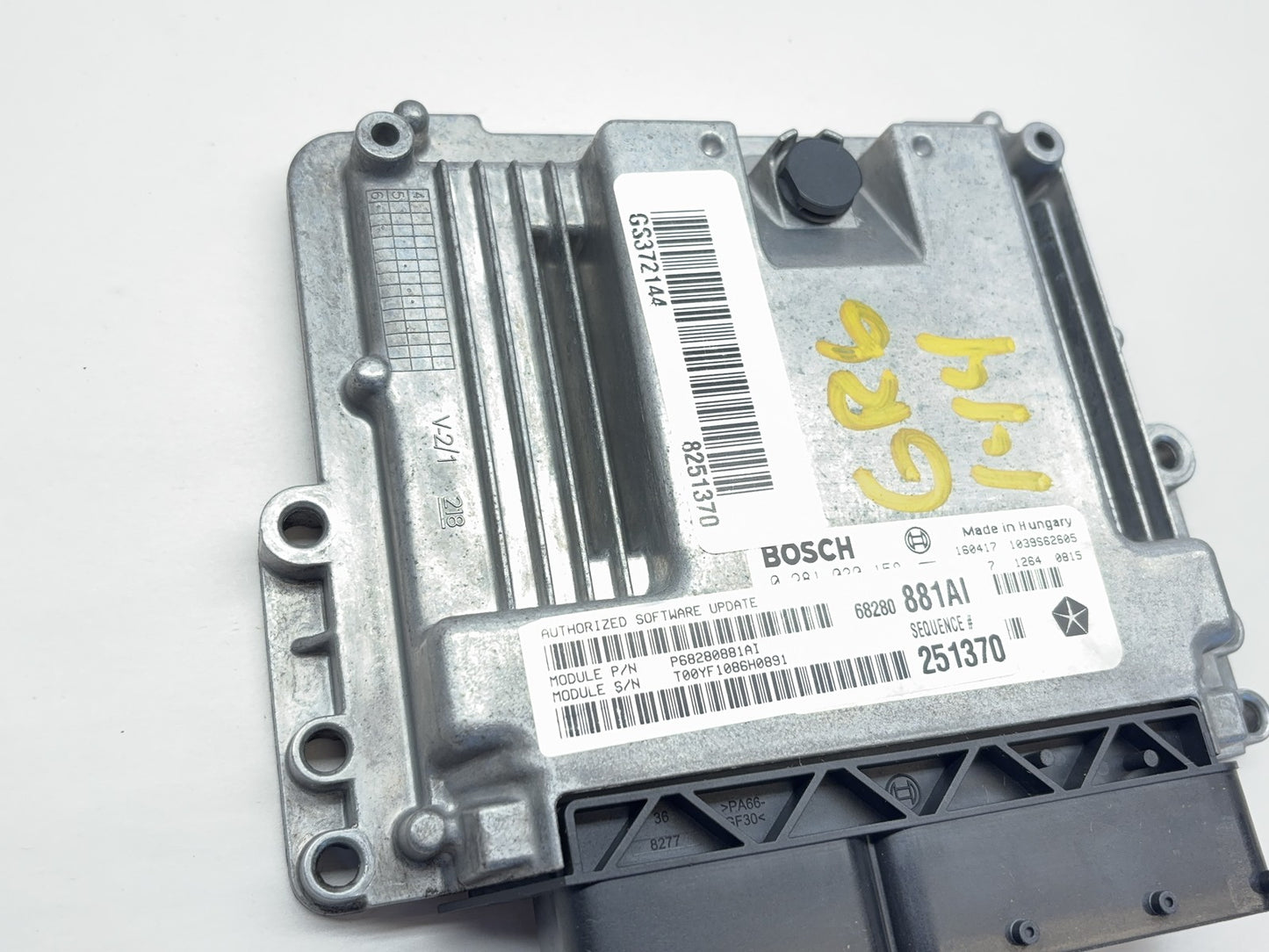 Engine Computer, ECU PCM ECM 2014-18 Ram 1500 3.0L EcoDiesel 5150767AC 68280881